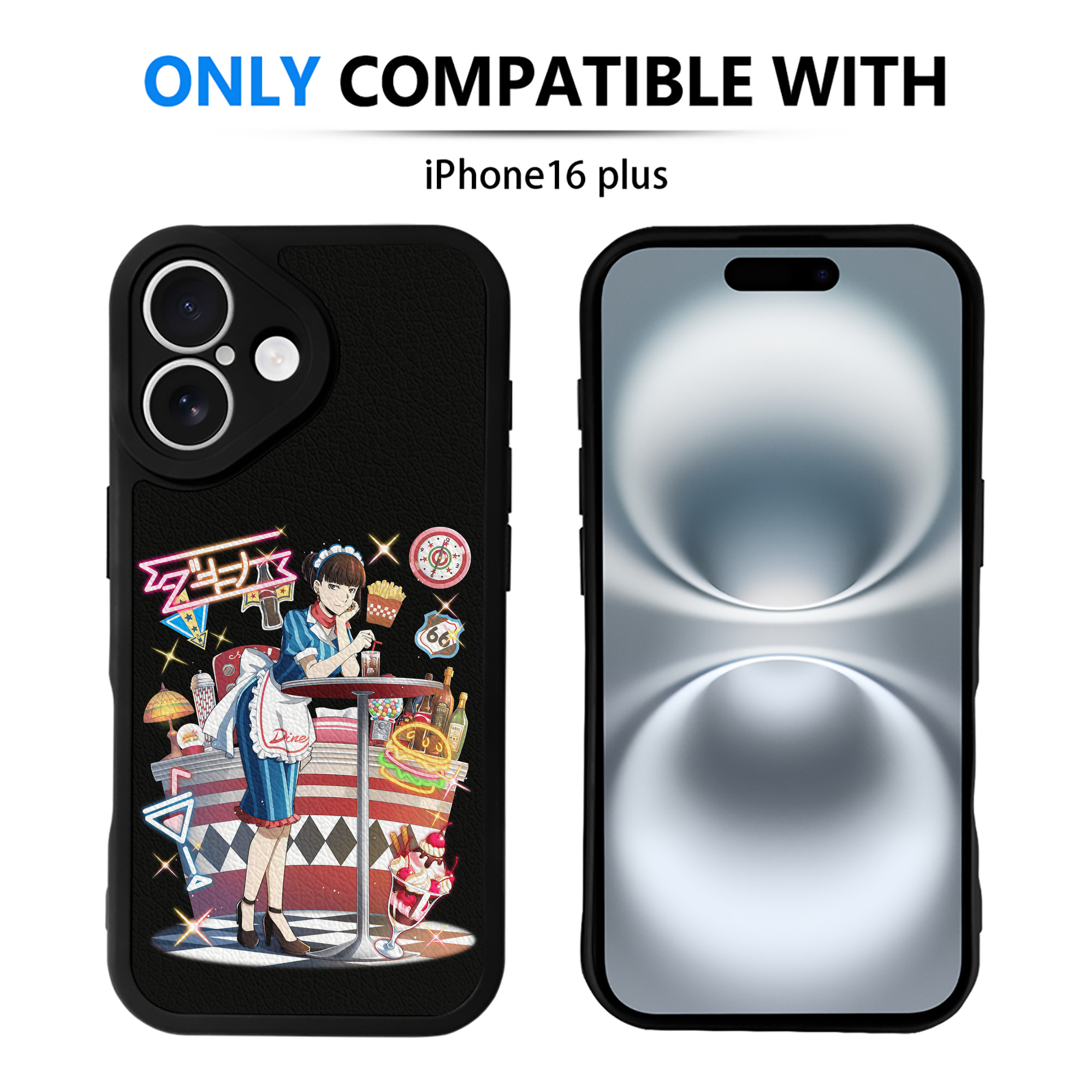 （画像用） 文豪ストレイドッグス Bungo Stray Dogs 【iPhone 16シリーズ対応】シリコンスマホケース（レザー調） 材質：シリコン